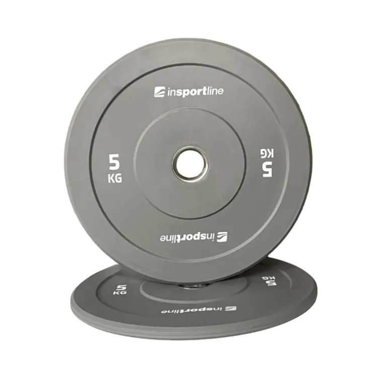 Pack de 150 kg de disques de poids bumper plates en caoutchouc de 5 à 25 kg avec code couleur