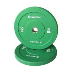 Pack de 150 kg de disques de poids bumper plates en caoutchouc de 5 à 25 kg avec code couleur