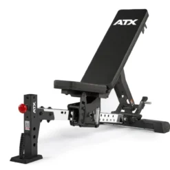Pack de musculation ATX avec station multipresse et banc de musculation réglable - Set de disques de poids 125 kg inclus