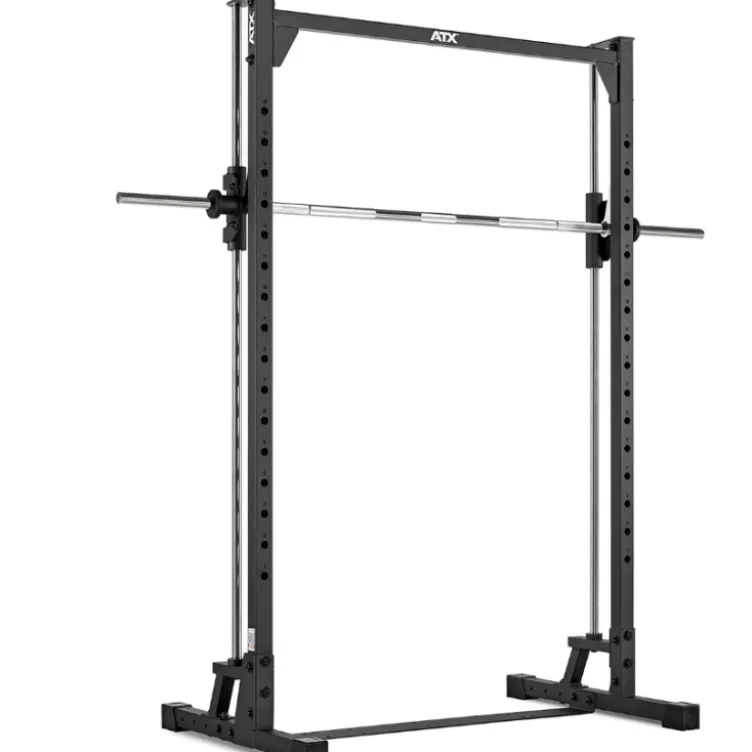 Pack de musculation ATX avec smith machine et banc de musculation réglable - Set de disques de poids standards 80 kg