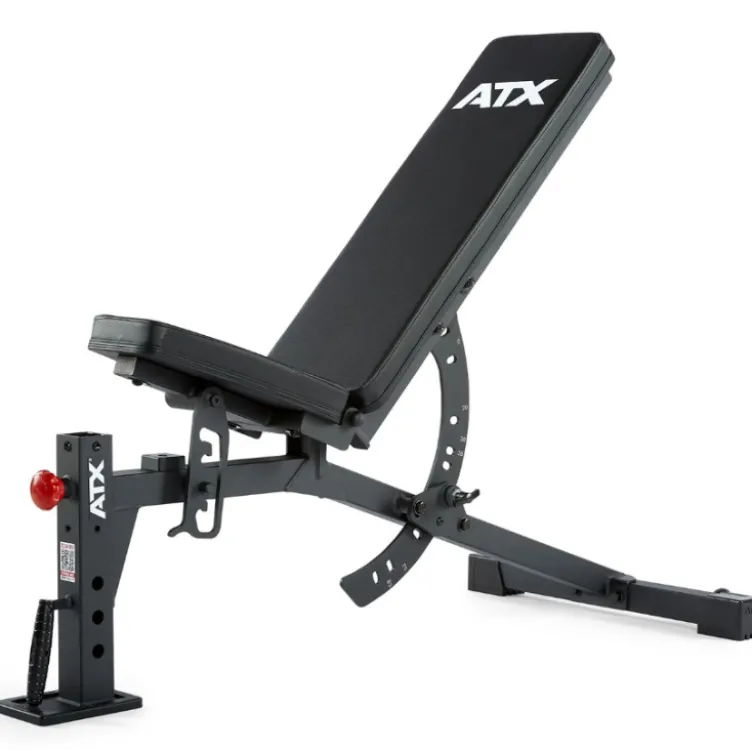Pack de musculation ATX avec smith machine et banc de musculation réglable - Set de disques de poids standards 80 kg