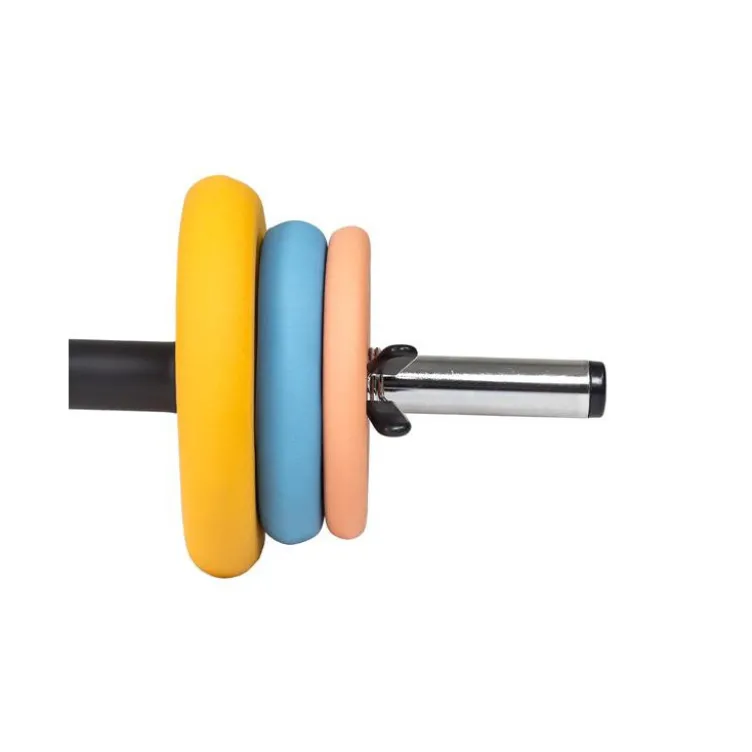 Pack de musculation complet avec barre et disques de poids 17,5 kg