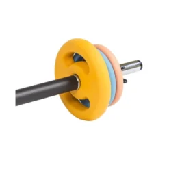 Pack de musculation complet avec barre et disques de poids 17,5 kg