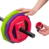 Pack d'entraînement complet barre de musculation 140 cm et plaques de poids 4-19 kg