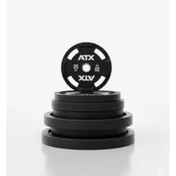 Pack de poids ATX olympiques à poignées revêtement premium 125 kg