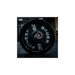 Pack de poids bumper plates 100 kg pour séances de powerlifting