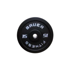 Pack de poids bumper plates 100 kg avec poids de 15 kg et 20 kg