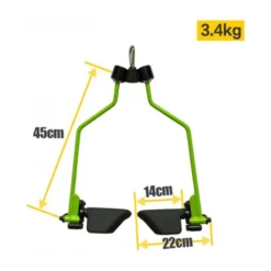 Pack de 8 poignées de tirage ergonomique pour entraînement à la poulie