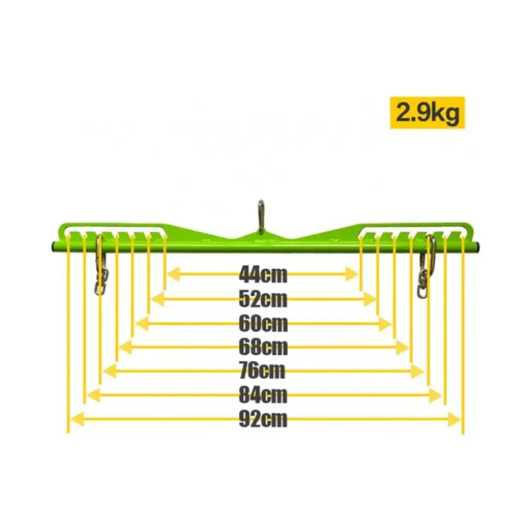 Pack de 8 poignées de tirage ergonomique pour entraînement à la poulie