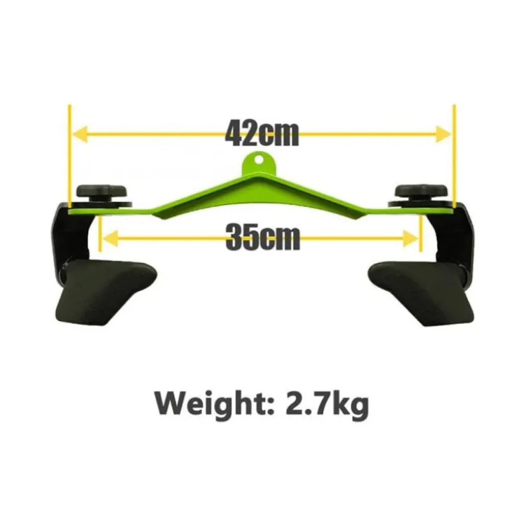 Pack de 8 poignées de tirage ergonomique pour entraînement à la poulie