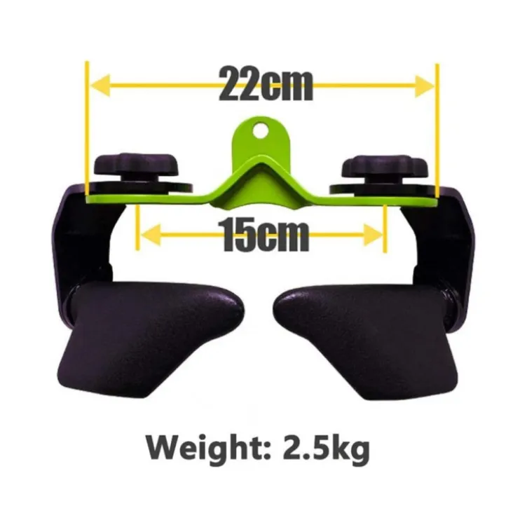 Pack de 8 poignées de tirage ergonomique pour entraînement à la poulie