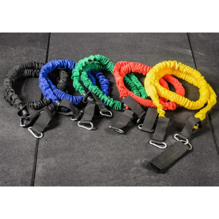 Pack pour exercices de mobilité Kingsbox - Battle rope, crochets, poignées et sac