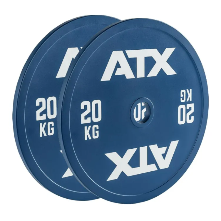 Pack spécial IPF - Barre de Powerlifting - 160 kg de poids de musculation calibrés - Verrou de serrage - ATX