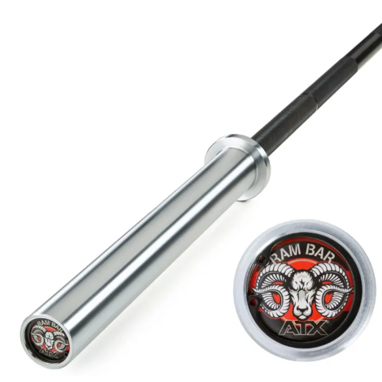 Pack spécial IPF - Barre de Powerlifting - 160 kg de poids de musculation calibrés - Verrou de serrage - ATX