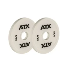 Pack spécial IPF - Barre de Powerlifting - 160 kg de poids de musculation calibrés - Verrou de serrage - ATX