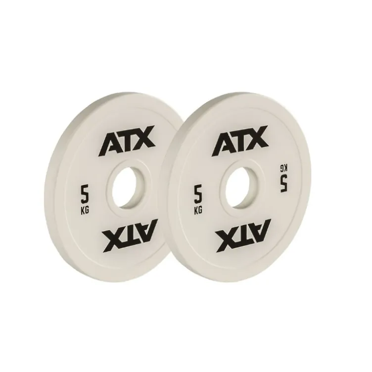 Pack spécial IPF - Barre de Powerlifting - 160 kg de poids de musculation calibrés - Verrou de serrage - ATX