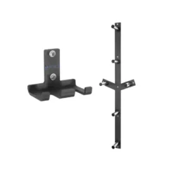 Pack Supports de rangement pour barres de musculation x 2 et disques de poids à fixation murale