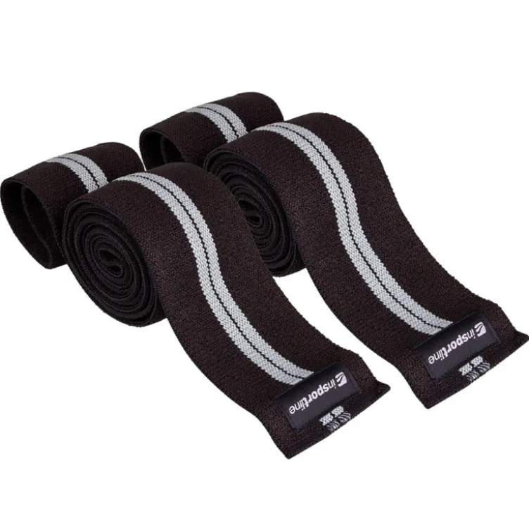 Paire de bandages de protection pour les genoux avec tissu flexible pour la régénération des muscles