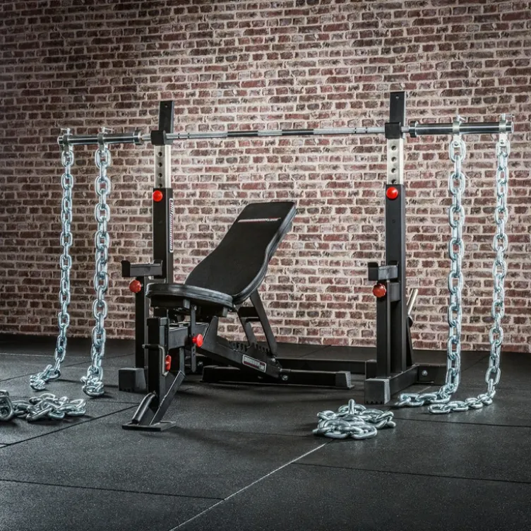 Paire de chaînes de lest de musculation en métal 16/24/32 kg
