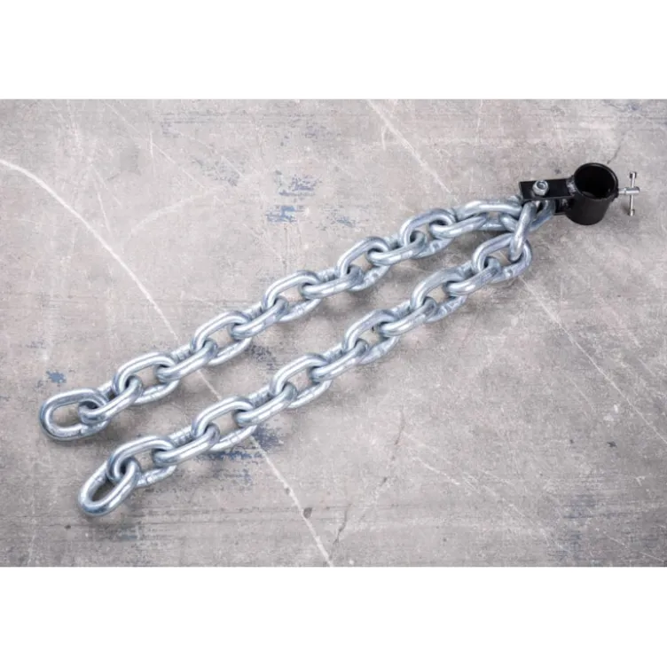 Paire de chaînes de lest en acier 2 x 5 kg - 155 cm de longueur
