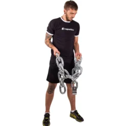 Paire de chaînes lestées d'haltérophilie en acier de haute qualité - 2 x 25 kg