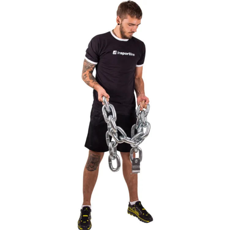 Paire de chaînes lestées d'haltérophilie en acier de haute qualité - 2 x 25 kg