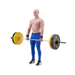 Paire de crochets de tirage pour exercices de soulevé de terre et de rowing avec fermeture velcro