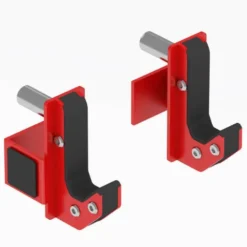 Paire de crochets en J ergonomiques compatibles avec les Racks RH50 - RH60 - RH70 Titanium Strength