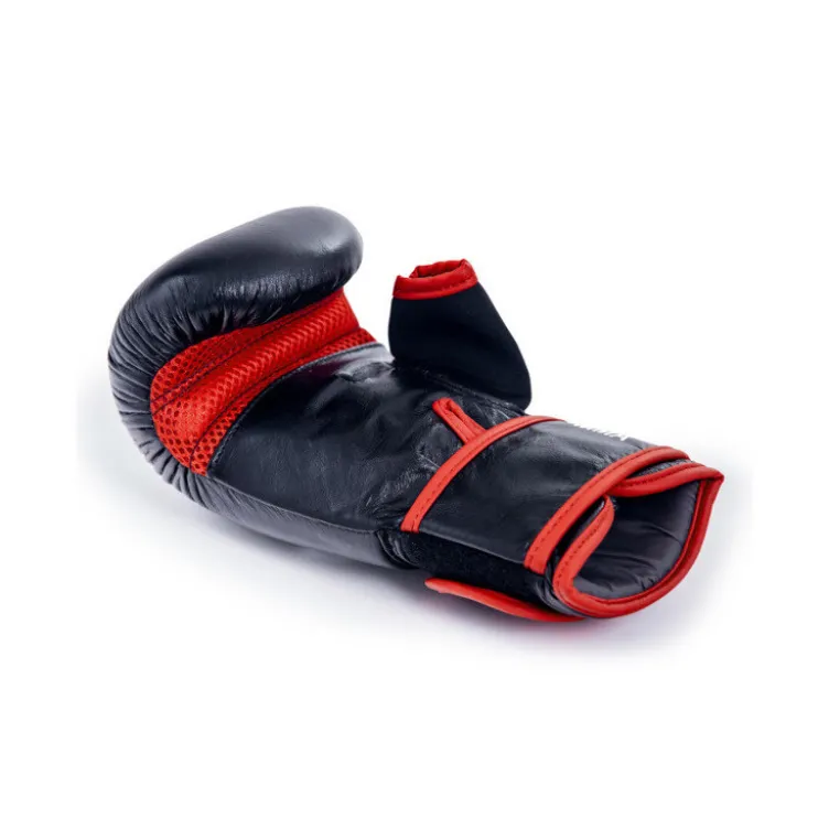 Paire de gants de boxe de haute qualité 100 % cuir - Ouverture au niveau du pouce
