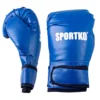 Paire de gants de boxe pour enfants avec fermeture velcro - rouge ou bleu