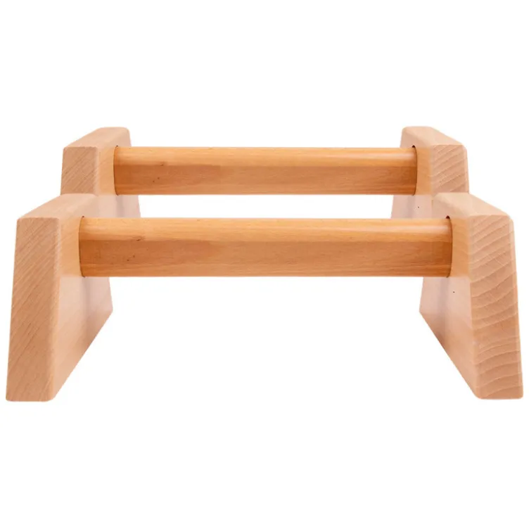 Paire de Parallettes en bois 30 cm / 35 cm ou 40 cm pour Pompes et Callisthénie