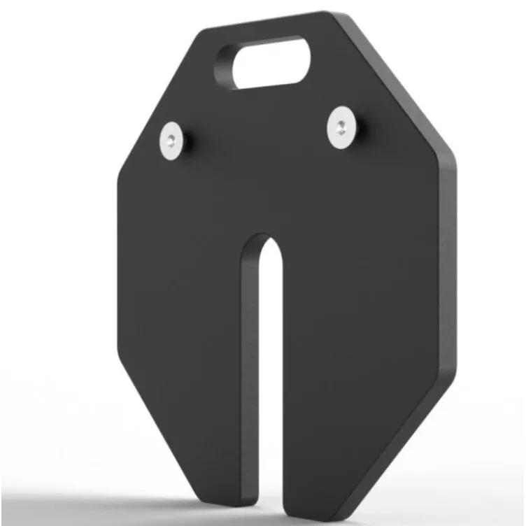 Paire de plaques de poids en acier 2 x 2 kg pour extension de charge Octa Dumbells ATX - Progression possible jusqu'à 65 kg