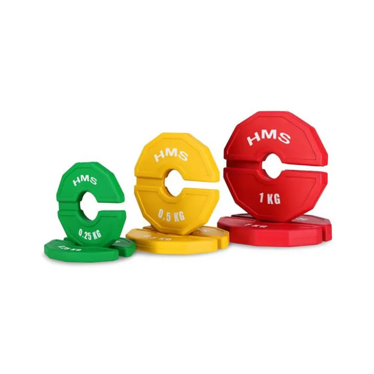 Paire de poids additionnels de 0,25 à 1 kg avec code couleur - Entraînement de précision