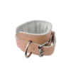 Paire de sangles en cuir naturel pour exercices de tirage sur machine de musculation
