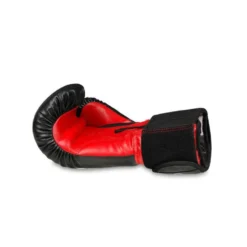 Paire gants de boxe en cuir synthétique