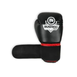 Paire gants de boxe en cuir synthétique