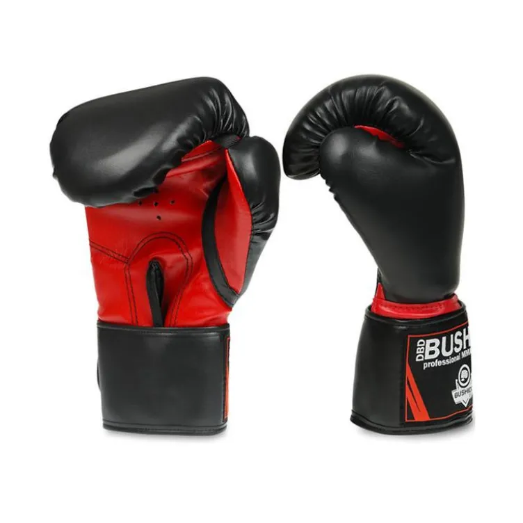 Paire gants de boxe en cuir synthétique