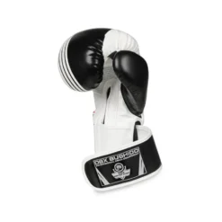 Paire gants de boxe professionnelle en cuir synthétique renforcé