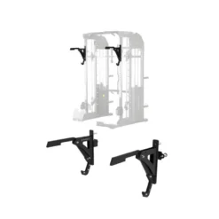 Paire universelle de supports monolift pour cadre 50 x 50 mm avec capacité de charge de 250 kg - Musculation