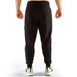 Pantalon de survêtement ATX avec poche en zip et porte-serviette - Design noir
