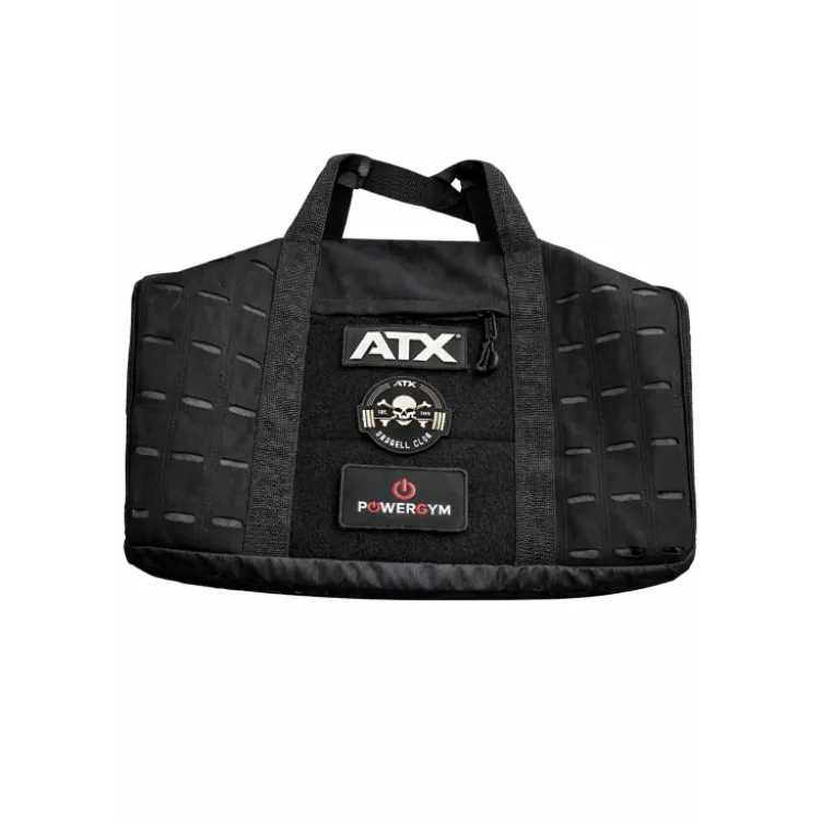 Patch décoratif velcro avec logo Powergym en broderie - 10 x 6,5 cm