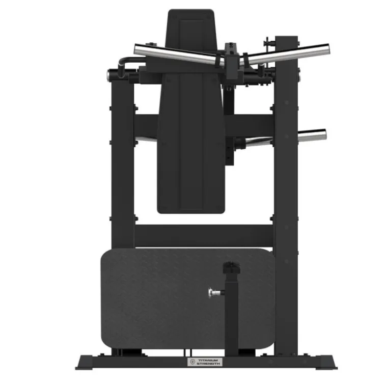 Pendulum squat machine PRO Titanium Strength Élite Séries pour les jambes - Squat hack pendulaire machine 250 kg max EL-PL42