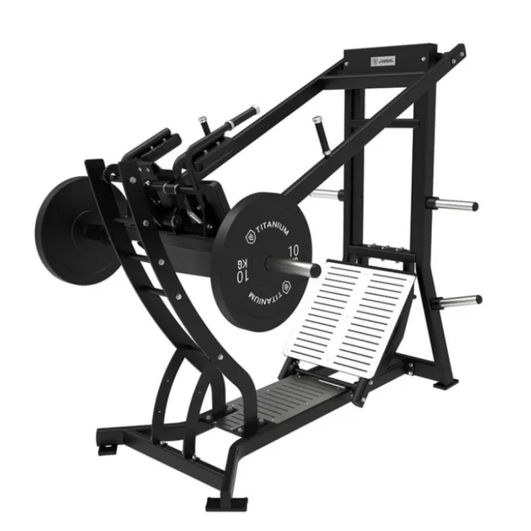 Pendulum squat machine PRO Titanium Strength Élite Séries pour les jambes - Squat hack pendulaire machine 300 kg max EL-PL55