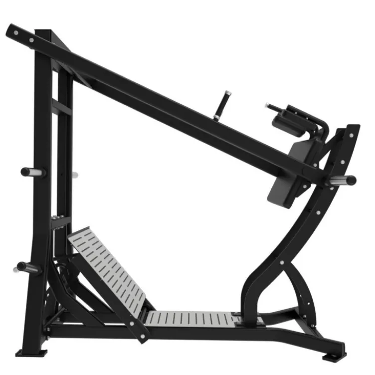 Pendulum squat machine PRO Titanium Strength Élite Séries pour les jambes - Squat hack pendulaire machine 300 kg max EL-PL55