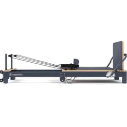 Pilates reformer pliable avec système de résistance à ressorts réglable jusqu'à 79 kg - Appuie-épaules amovibles