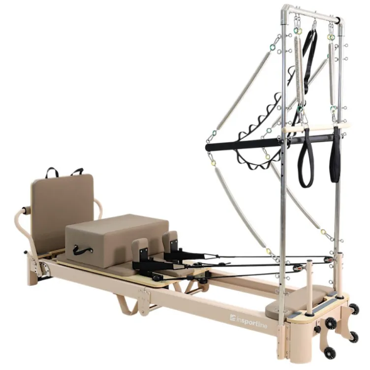 Pilates Reformer Pliable Comfolder EVO avec système de résistance à ressorts jusqu'à 79 kg et boîte Pilates incluse