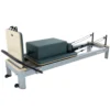 Pilates Reformer professionnel avec résistance à ressorts jusqu'à 79 kg et appui-tête ajustable - Pilates Box incluse