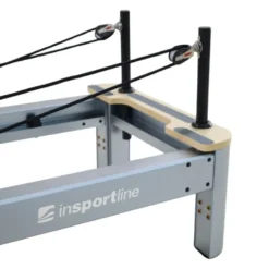 Pilates Reformer professionnel avec résistance à ressorts jusqu'à 79 kg et appui-tête ajustable - Pilates Box incluse