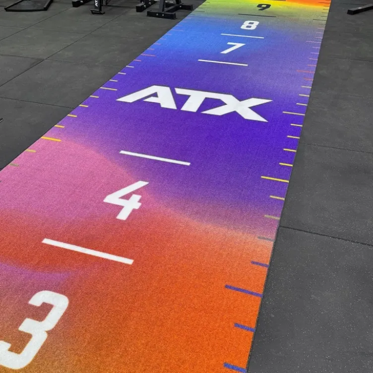 Piste de sprint sur mesure avec design personnalisable de marque ATX pour espaces de crosstraining pro