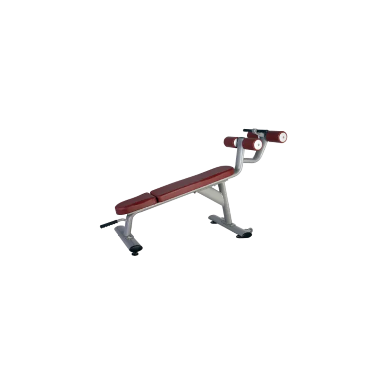 Planche à abdominaux professionnelle réglable avec poignée et roue de transport